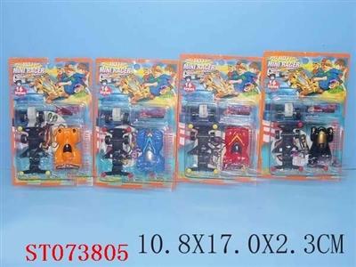 ASSEMBLING PULL BACK 4W CAR(16) - ST073805