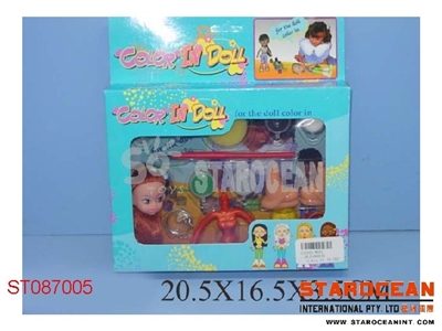 COLOR IN DOLL(2) - ST087005