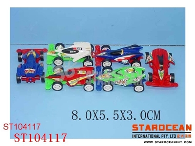 PULL BACK 4W CAR(6) - ST104117