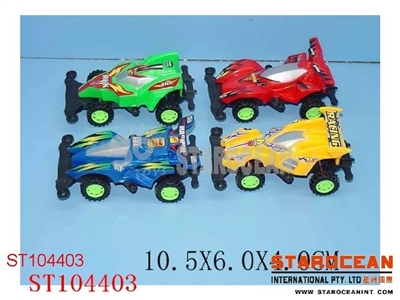 PULL BACK 4W CAR(4) - ST104403