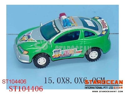 PULL BACK POLICE CAR - ST104406