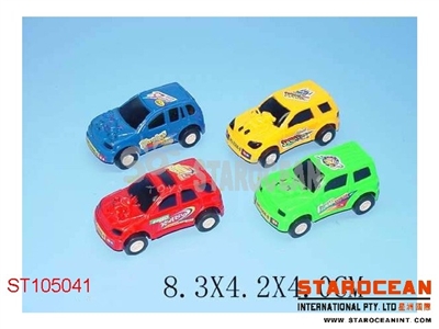 PULL BACK CARTOON CAR(4) - ST105041