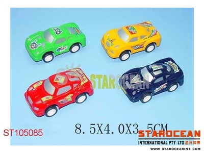 4PCS PULL BACK CAR - ST105085