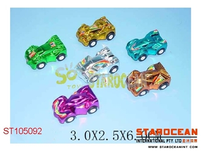 6PCS PULL BACK CAR - ST105092