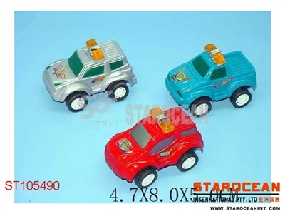 PULL BACK POLICE CAR(3) - ST105490