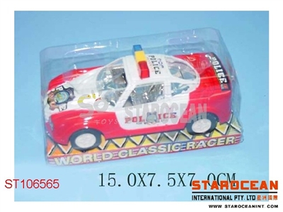 PULL BACK POLICE CAR - ST106565