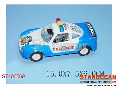 PULL BACK POLICE CAR - ST106569