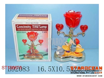 KISSING DOLL LAMP W/MUSIC - ST106678
