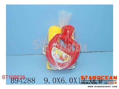 四只装沙锤铃鼓口哨 - ST108828