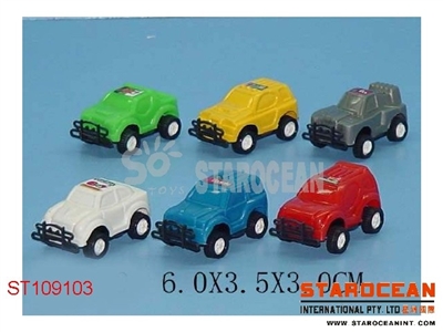 PULL BACK CAR(6) - ST109103