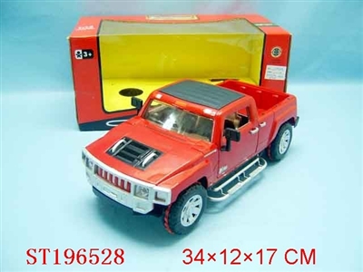 BUMP & GO B/O CAR WITH MUSIC LIGHT AND DOOR OPEN - ST196528
