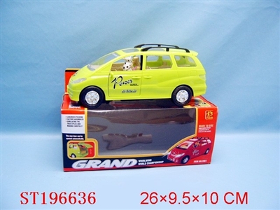 BUMP & GO B/O CAR WITH MUSIC LIGHT AND DOOR OPEN - ST196636