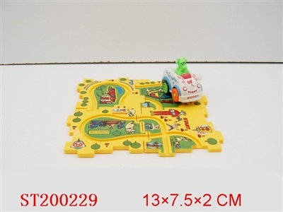 WINDING UP RAILCAR (4 COLORS ASSORTED) - ST200229
