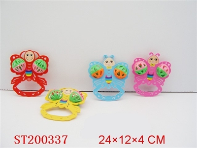 BELL RING RATTLE(2 STYLES assorted) - ST200337