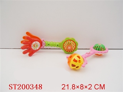 BELL RING RATTLE (2 STYLES assorted) - ST200348