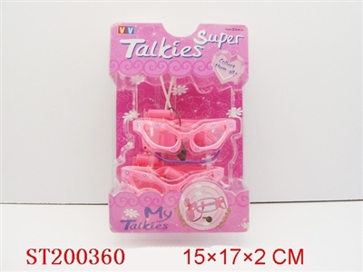 INTERPHONE(argent/pink/black 2colors assorted fastener ) - ST200360