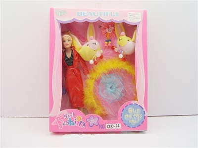 DOLL SET+ BEAUTY(A/B STYLES assorted) - ST200575