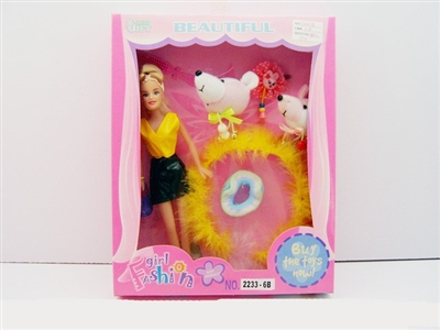 DOLL SET+ BEAUTY(A/B STYLES assorted) - ST200576