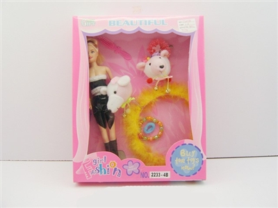 DOLL SET+ BEAUTY(A/B STYLES assorted) - ST200578
