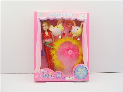 DOLL SET+ BEAUTY(A/B STYLES assorted) - ST200579