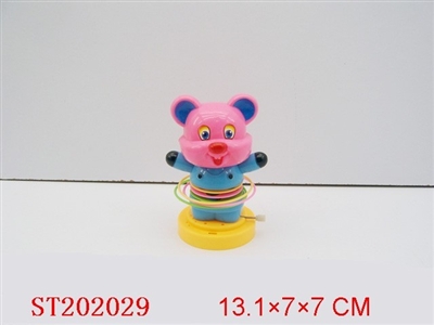 WINDING UP ANIMAL WITH MUSIC AND LIGHT(4 STYLES ASSORTED) - ST202029