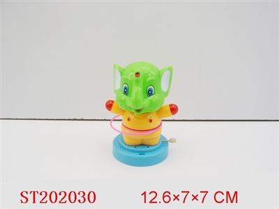 WINDING UP ANIMAL WITH MUSIC AND LIGHT(4 STYLES ASSORTED) - ST202030