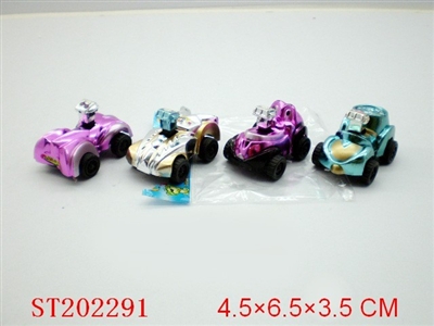 PLATING PRESSURED CAR(4 STYLES ASSORTED) - ST202291