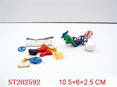 PULL-BACK CHICKEN(3 COLORS ASSORTED) - ST202592