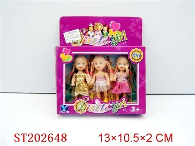 3 PCS SMALL DOLL - ST202648
