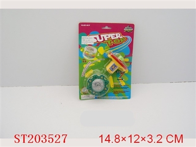 WINDING UP SPINNING TOP WITH MUSIC,LIGHT( 8 STYLES ASSORTED) - ST203527