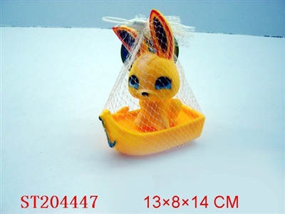 PORCELAIN ENAMEL RABBIT - ST204447