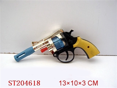 镀枪头火药枪加消声器 - ST204618