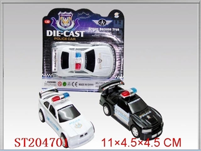 DIE-CAST POLICE CAR (1PC) - ST204701