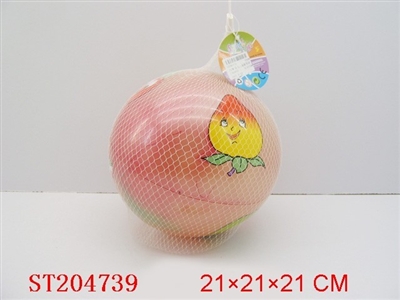 21CM BALL WITH STICKER - ST204739