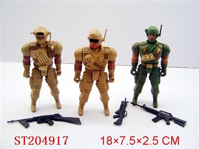 SOLDIERY(2 COLORS 3 STYLES ASSORTED) - ST204917
