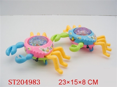 PULL LINE CRAB(GREEN,RED,YELLOW,BLUE) - ST204983