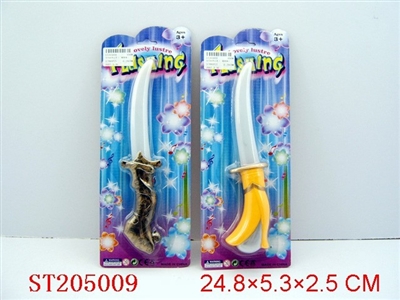FLASH DAGGER WITH MUSIC(2 STYLES ASSORTED) - ST205009