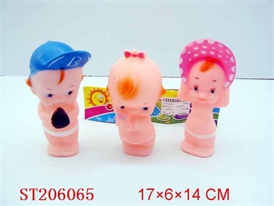 SOFT PLASTIC DOLL(3 STYLES ASSORTED) - ST206065