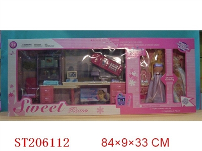 SWEET OFFICE SET WITH DOLL - ST206112