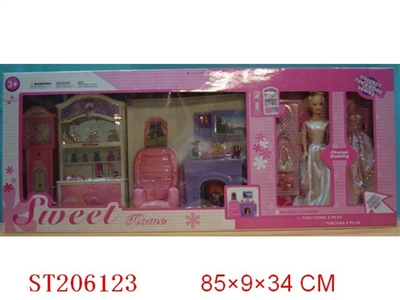 LIVING ROOM SET WITH DOLL - ST206123
