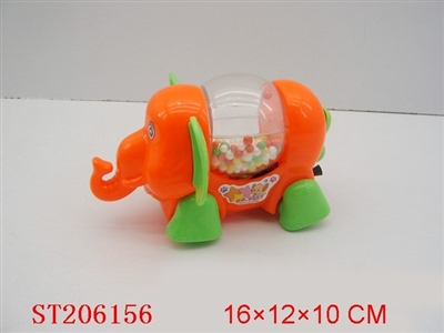 PULL LINE ELEPHANT(3 COLOR ASST) - ST206156