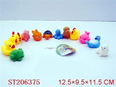 SOFT PLASTIC ANIMAL(13 STYLES ASSORTED) - ST206375