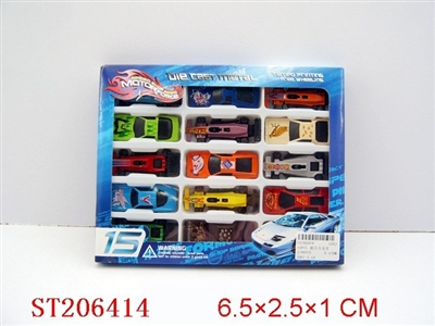15PCS DIE-CAST CAR - ST206414
