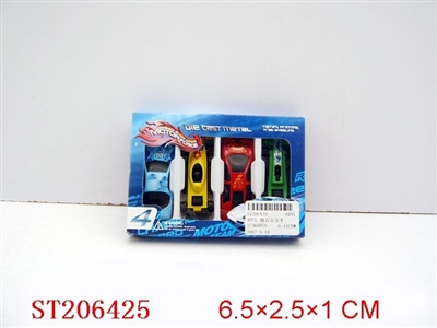 4PCS DIE-CAST CAR - ST206425