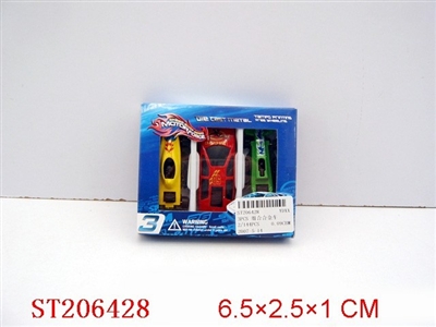 3PCS DIE-CAST CAR - ST206428