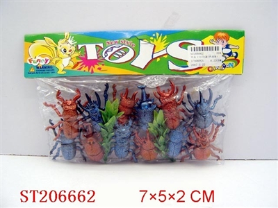 BEETLE(12PCS 6 STYLES 2 COLORS ASSORTED) - ST206662