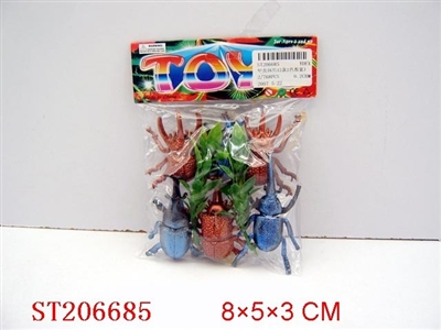 BEETLE (6 PCS 12 STYLES 2 COLORS ASSORTED) - ST206685