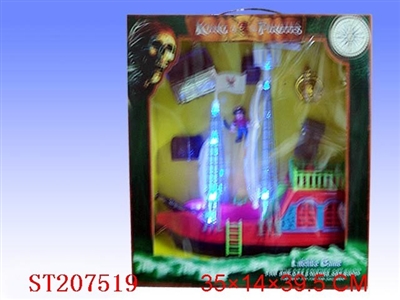 PIRATE SHIP WITH LIGHT AND MUSIC - ST207519