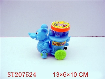PULL LINE RAT WITH LIHGT (3 COLORS) - ST207524