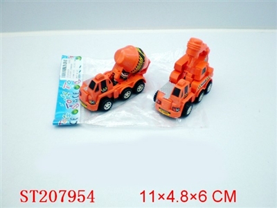 PRESSURED CONSTRUCTION TRUCK(4 STYLES ASSORTED) - ST207954